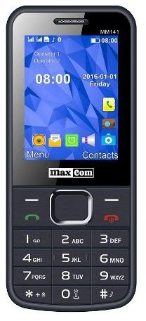 MaxCom MM141, Dual SIM, šedý