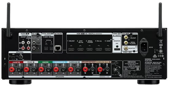 Denon AVR-X1300W + Pure Acoustics XTI 100 set
