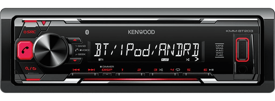 Kenwood Electronics KMM-BT203 - zánovní