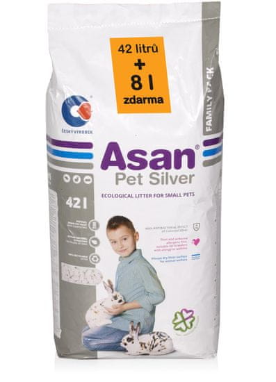 Asan Pet Silver 42 L + 8 l Zdarma