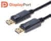 PremiumCord DisplayPort 1.2 přípojný kabel M/M, 3 m