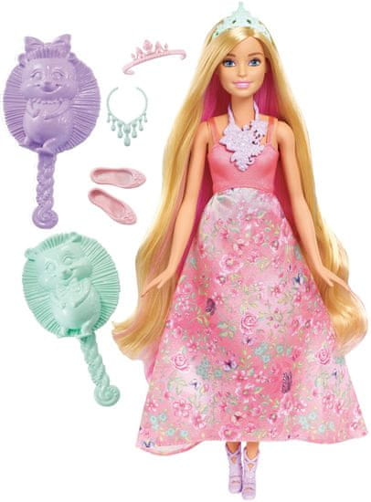 Mattel Barbie Kouzelné barevné vlasy blondýna