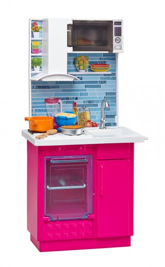 Mattel Barbie panenka a nábytek kuchyň