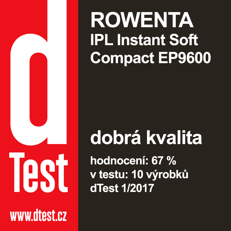 rowenta ipl instant soft compact EP9600 dtest