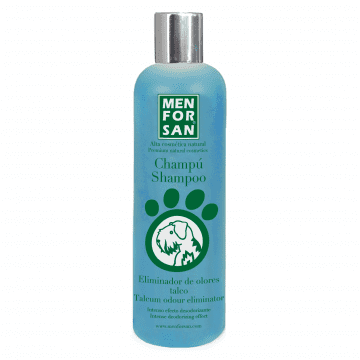 Levně Menforsan Přírodní šampon s vůní pudru eliminující zápach srst
