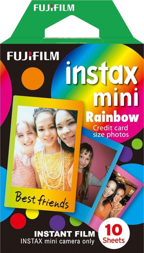 Levně FujiFilm Instax Film Mini Rainbow rámeček (10ks)