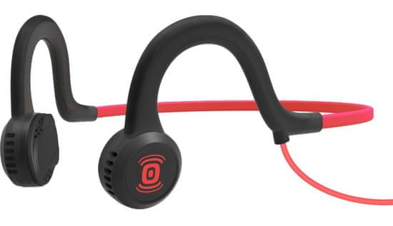 SHOKZ Sportz Titanium s mikrofonem sluchátka s mikrofonem, červená - použité