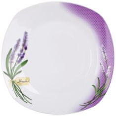 Banquet Sada talířů Square Lavender, 18 ks - zánovní