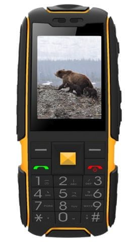 Aligator R20 eXtremo, Dual SIM, černo-žlutý
