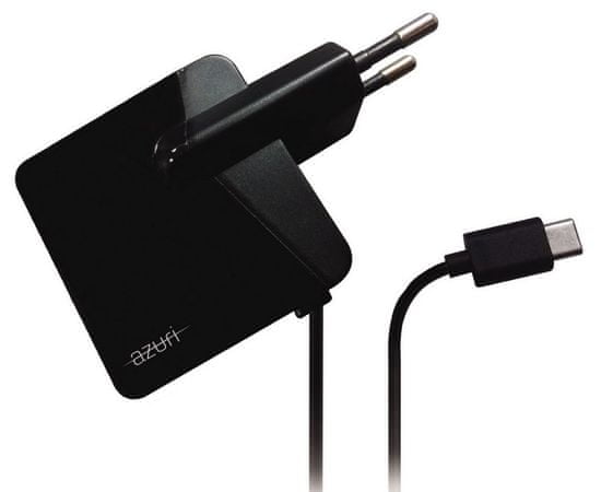 Azuri Síťový nabíječ USB-C, černá