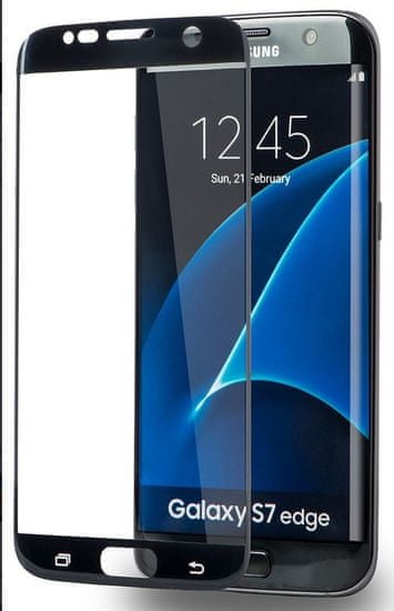 Azuri Tvrzené sklo Edge2Edge (Samsung Galaxy S7Edge), černá