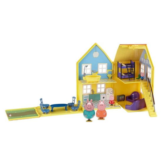 TM Toys Peppa Pig - domeček de Lux + 4 figurky a příslušenství