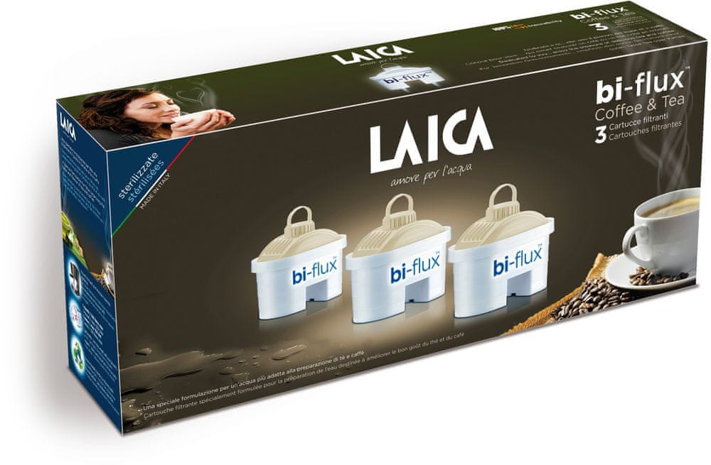 Levně Laica Laica Bi-Flux Cartridge Coffee & Tea 3ks C3M