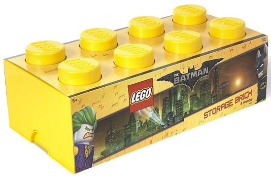 LEGO Batman úložný box 250 x 500 x 180 mm - žlutá - rozbaleno