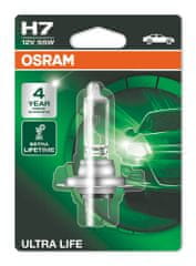 Osram 12V H7 55W PX26d 1ks Ultra Life Blister