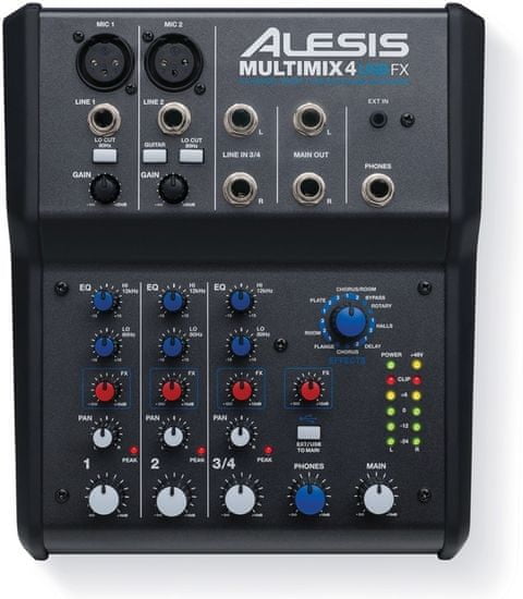 Alesis MULTIMIX 4 USB FX Analogový mixážní pult