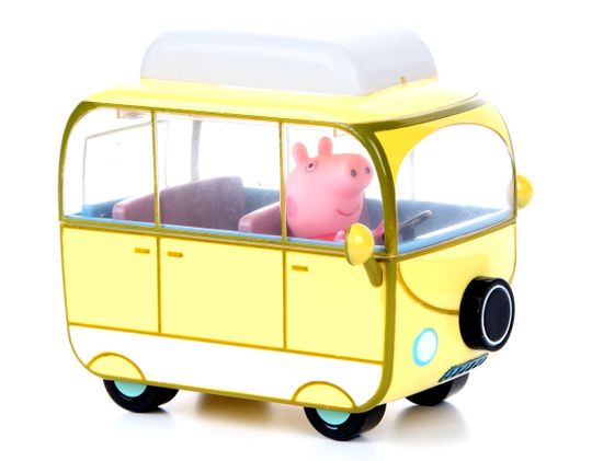 TM Toys Peppa Pig - kempingový vůz + figurka