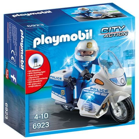 Playmobil 6923 Motohlídka s LED majáky