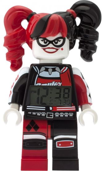 LEGO Batman Movie Harley Quinn - hodiny s budíkem