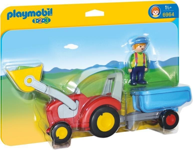 Levně Playmobil 6964 Traktor s přívěsem