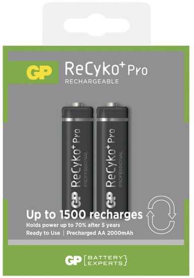 GP Nabíjecí baterie GP ReCyko+ Pro Professional (AA), 2 ks