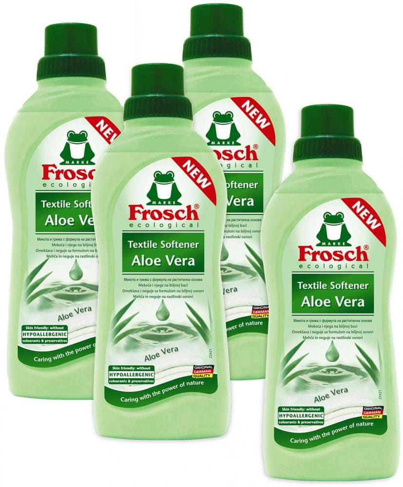 Frosch Eko Hypoalergenní aviváž Aloe Vera 4x750 ml