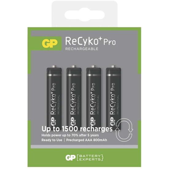 GP Nabíjecí baterie GP ReCyko+ Pro Professional (AAA), 4 ks
