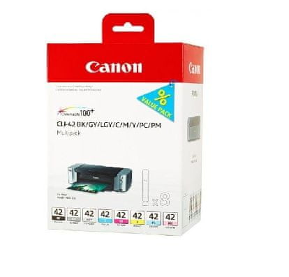 Canon CLI-42 Multi Pack - 8 inkoustů (6384B010), barevná