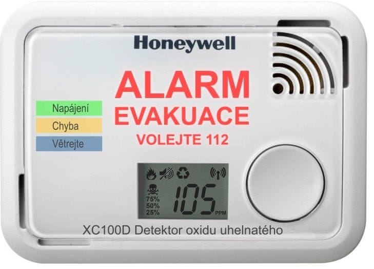 Honeywell XC100D-CSSK-A, Smart detektor a hlásič oxidu uhelnatého, ScanApp