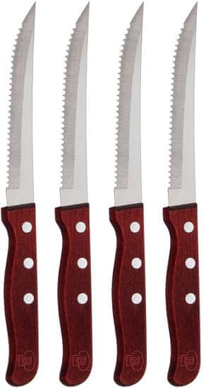Blaumann Sada nožů s dřevěnou rukojetí 4 ks