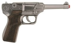 Gonher Policejní pistole stříbrná kovová 8 ran