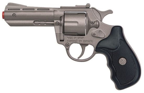 Gonher Policejní revolver kovový stříbrný 8 ran