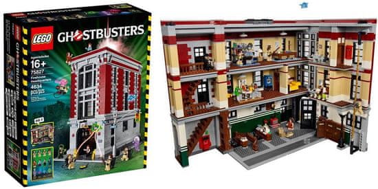 LEGO Ghostbusters 75827 Hasičská základna - zánovní