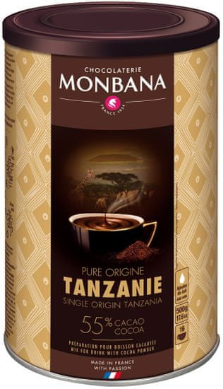 Monbana horká čokoláda Tanzanie 500 g