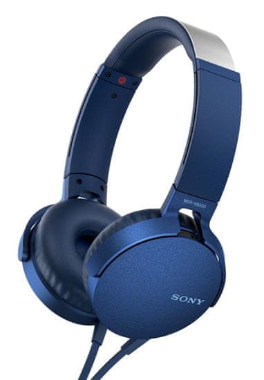 Sony MDR-XB550AP sluchátka s mikrofonem