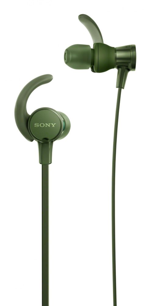 Sony MDR-XB510AS sluchátka s mikrofonem, zelená - zánovní