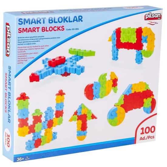 Pilsan stavebnice Smart Blocks - 100 ks