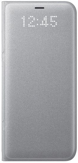 Samsung Smartflip kryt Led View (Samsung Galaxy S8 Plus), stříbrná