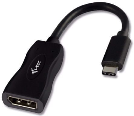 I-TEC Display Port adaptér (USB-C), černá