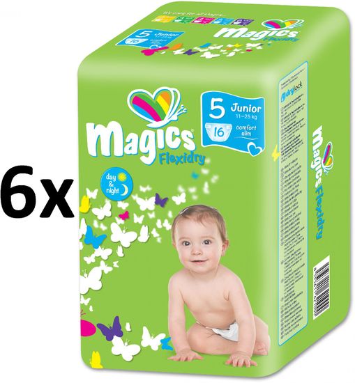 Magics Flexidry Junior (11-25kg) Megapack - 96 ks