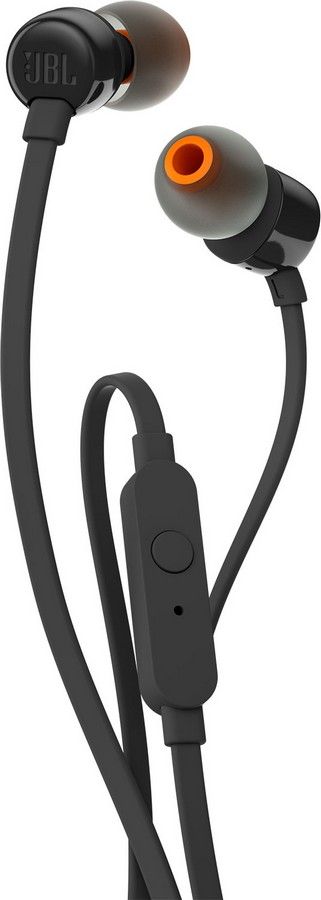 Levně JBL T110 sluchátka s mikrofonem, černá