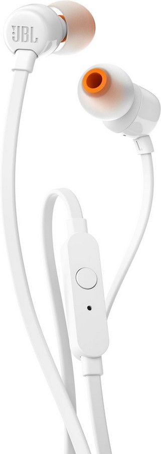 JBL T110 sluchátka s mikrofonem, bílá - použité