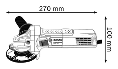 BOSCH Professional úhlová bruska GWS 750 (125)