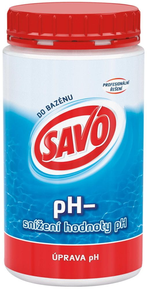 Levně Savo Do Bazénu - Ph- snížení hodnoty ph 1,2 kg