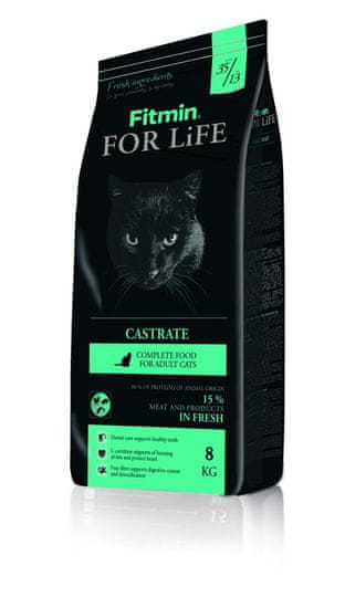 Fitmin cat For Life Castrate 8kg