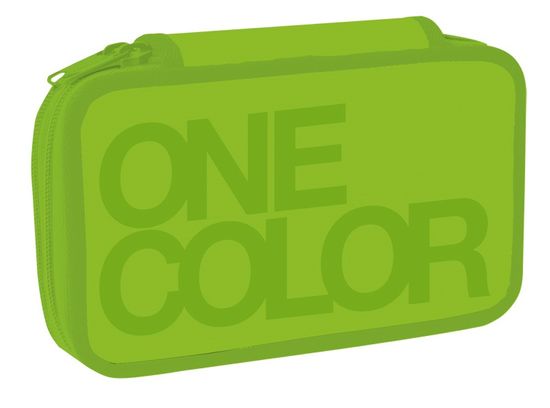 Stil Školní penál dvoupatrový One Colour zelený