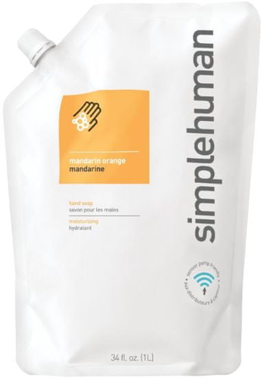 Simplehuman Hydratační tekuté mýdlo 1 l, náhradní náplň mandarinka
