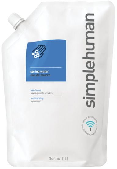 Simplehuman Hydratační tekuté mýdlo 1 l, náhradní náplň spring water
