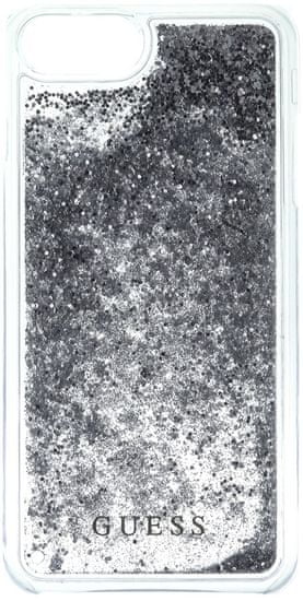 Guess Kryt Liquid Glitter Hard (Apple iPhone 6/6S/7), stříbrná