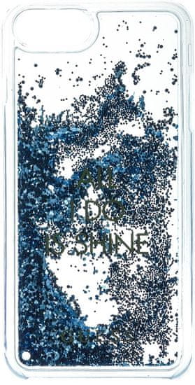 Guess Kryt Liquid Glitter Hard (Apple iPhone 6/6S/7), modrá